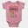 Aaappu Kannukku Theriyadhu Short Sleeve Baby Onesie in Pink Color